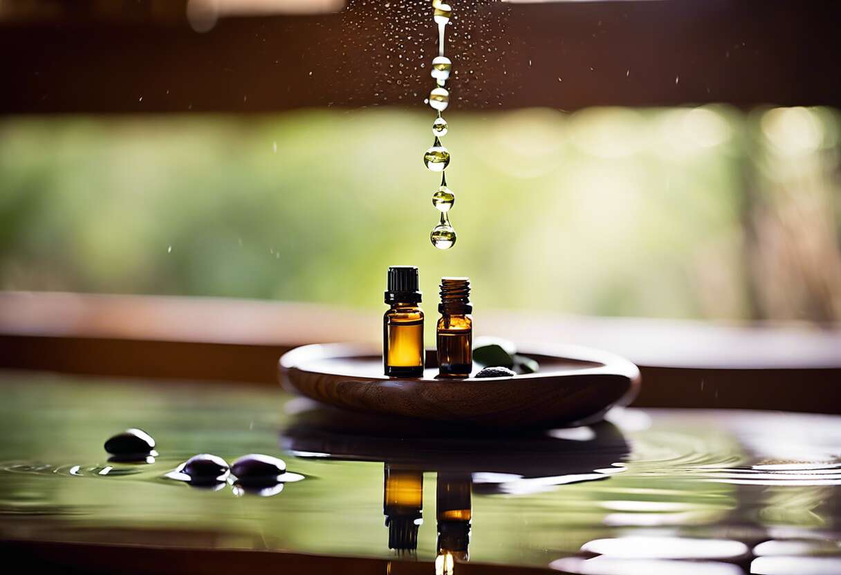 Application pratique : méthodes d'utilisation des huiles essentielles anti-stress